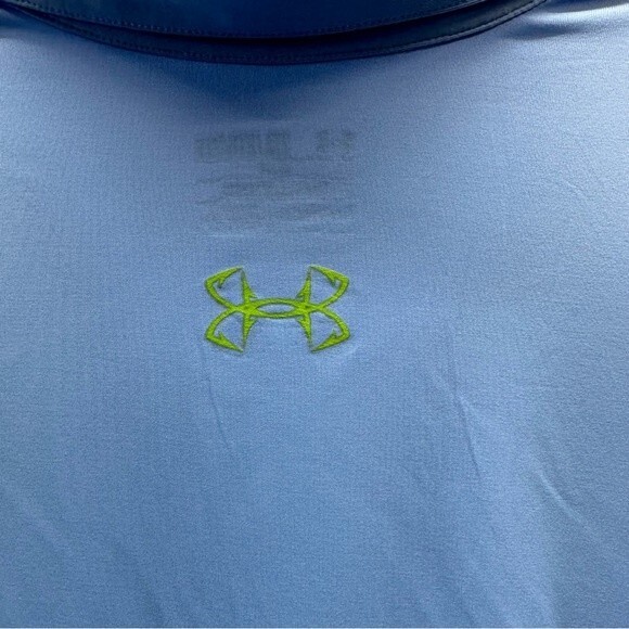 Under Armour heat gear loose fit athletic polo. dri fit material men's 2xl - Picture 5 of 6